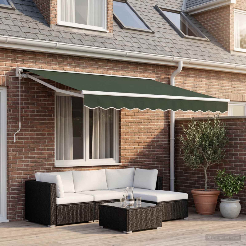 VidaXL Retractable, Does Not Applycm H x 250cm W x 200cm D