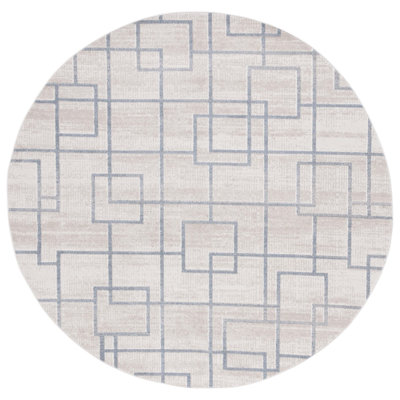 Tapis géométrique beige / gris Blair