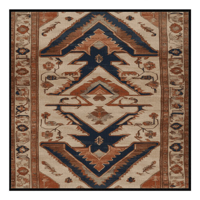Tapis brun lavable à la machine