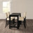 Adler 5-Piece Counter Height Trestle Dining Set