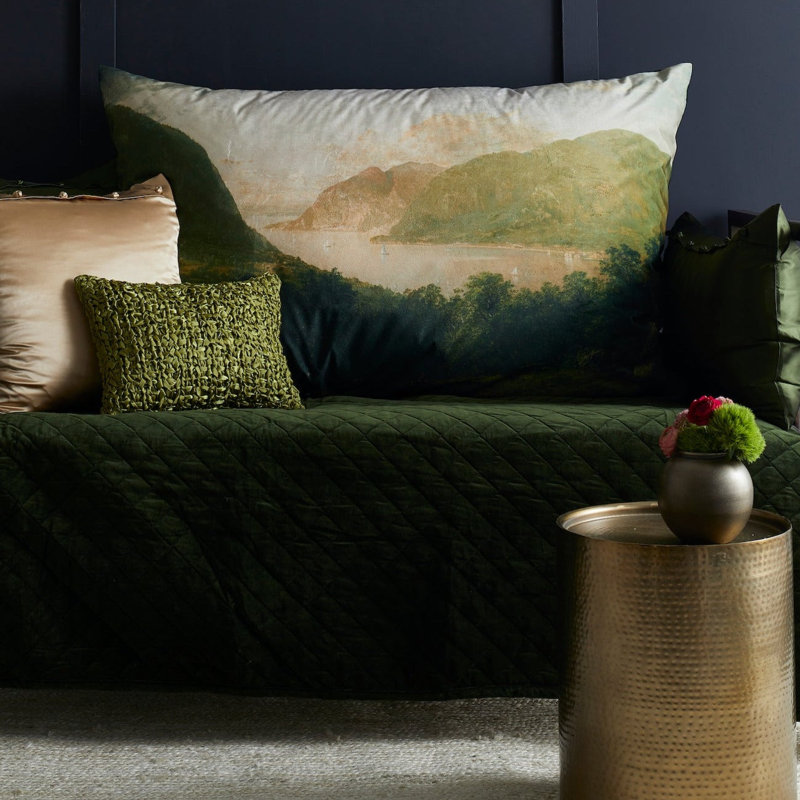 Paris Coverlet, King Coverlet + 3 Euro Shams, Pine