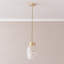 1 - Light Brushed Gold Pendant-1738126028