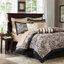 Ensemble d'édredon avec draps en coton de 12 pièces Aubrey-31477368-31477372