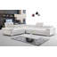 Canapé modulaire modulaire en cuir avec configuration réversible gauche / droite Crown