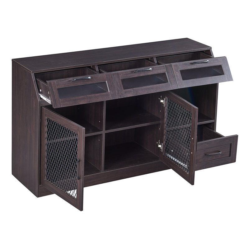 Buffet de 54,01 po, crédence de rangement, buffet, Espresso