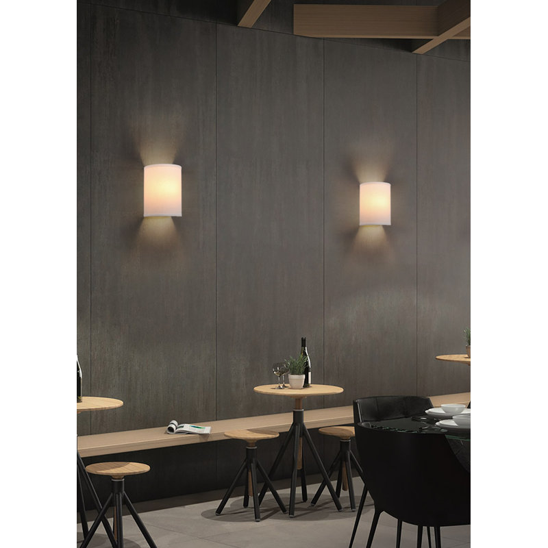 Lewars Flush Mounted Sconce, White
