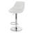 Jaretta Swivel Upholstered Faux Leather Adjustable Height Counter Stool with Steel Frame-223055819