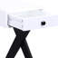Table d'appoint Cool White and Black avec espace de rangement dissimulé pour installation encastrée-1180280150