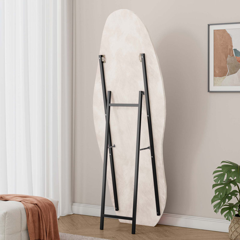 63" X 24" Full Length Mirror, White