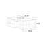 Table basse moderne de style simple