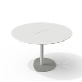 X Table, 48" Circular Dining Table