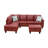 Halid Wide Sofa & Chaise with Ottoman-1589846996-1589847006