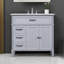 Meuble-lavabo 36 po avec plateau en céramique et panneau en bois aggloméré-107245785-107245787