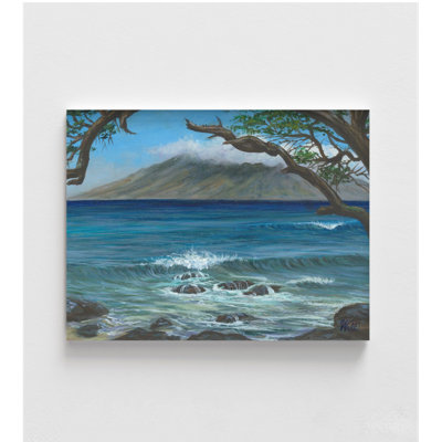 S Turns Molokai Maui By William Thompson, Surfing House Decor, Pohaku Park Painting, Hawaiian House Decor, Deep Ocean Painting Print