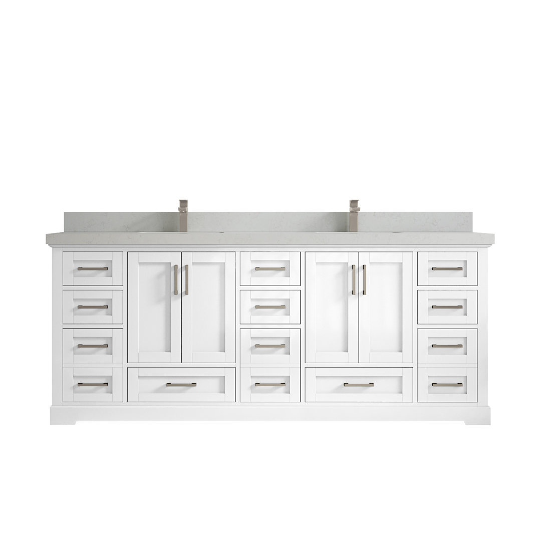 Eser 84'' Double Bathroom Vanity with Top Wildon Home® Base