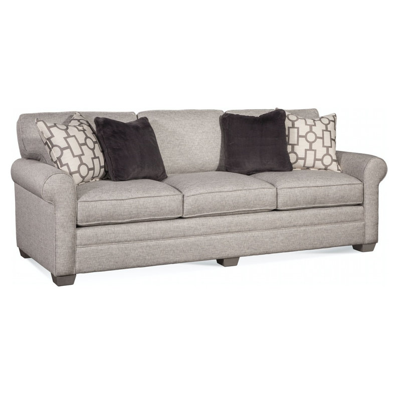 Bedford Upholstered 98'' Sofa, Natural, Elite Chocolate; 0321-72