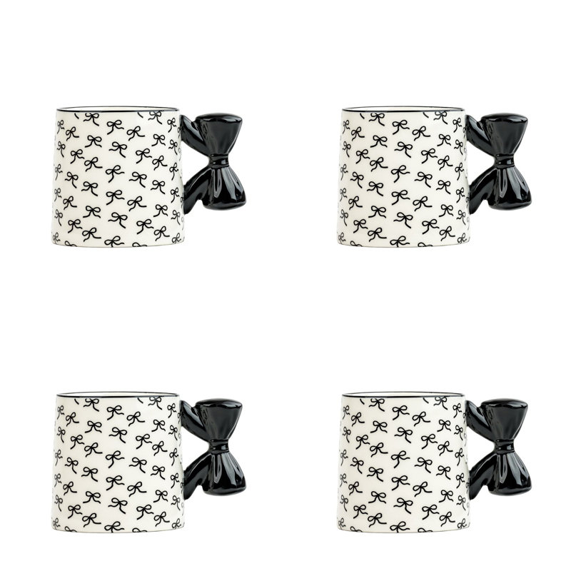 10 grandes tasses noires Strawberry Street