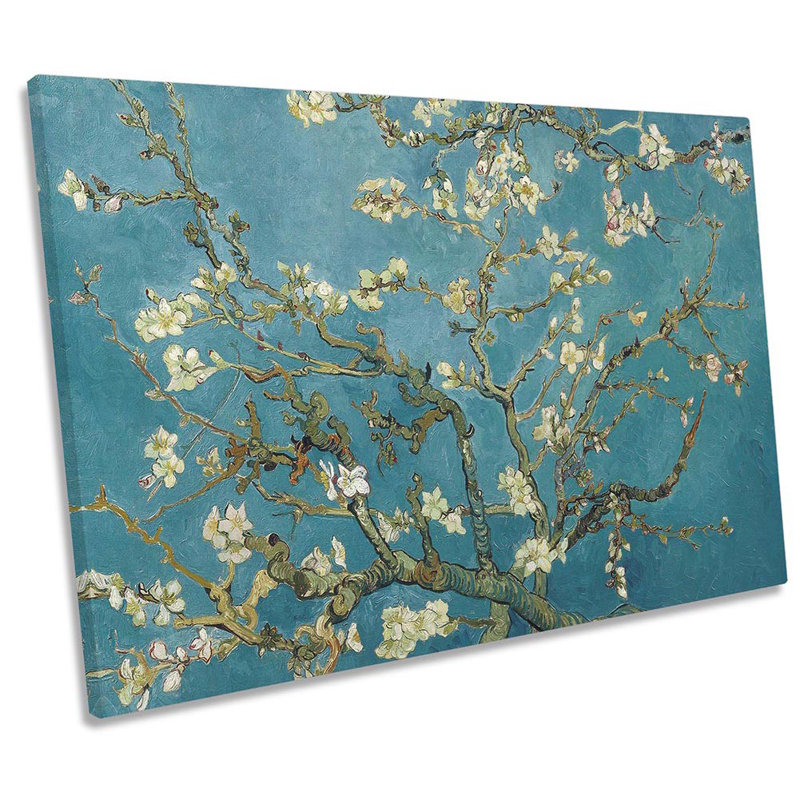 Vincent Van Gogh Almond Blossom by Vincent Van Gogh - Wrapped Canvas Print, 61cm H x 91.4cm W x 4cm D