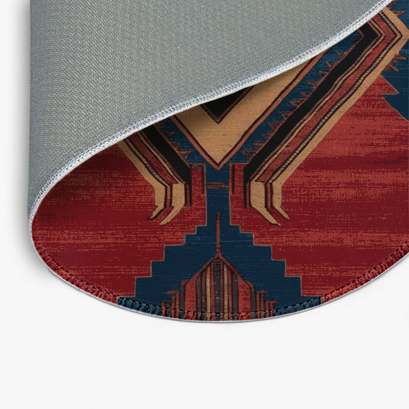 Tapis intérieur et extérieur ArtDeco, Rond 5 pi