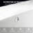 Luxury Freestanding Solid Surface Soaking Bathtub In Stone Resin, Matte White Nuance Setting, Tailored For Contemporary Bathroom Ambiances, 59" Size Readiness, Overflow And Pop - Up Drain, Good Heat