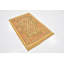Tapis de zone en laine beige/vert 3 pi x 4 pi 6 po one-of-kind-noué la main Elland