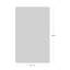 Tapis de couloir souple 2,6 x 4,9 pi | 100% polyester, hauteur de poils de 0,04 po | Antibactérien, antidérapant sous la surface | Tissé avec impression numérique 3D | Lavable à la machine | Durable et élégant pour les vestibules et les salons-1177931932