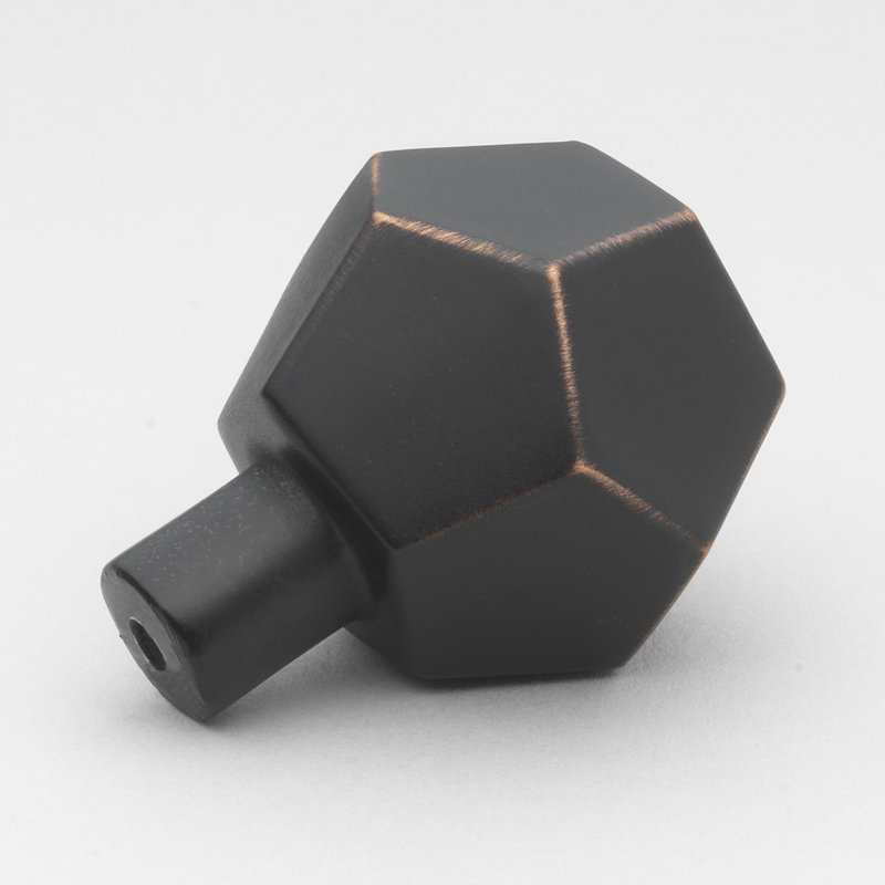 1 1/2" Length Round Knob Multipack, Oil Rubbed Bronze