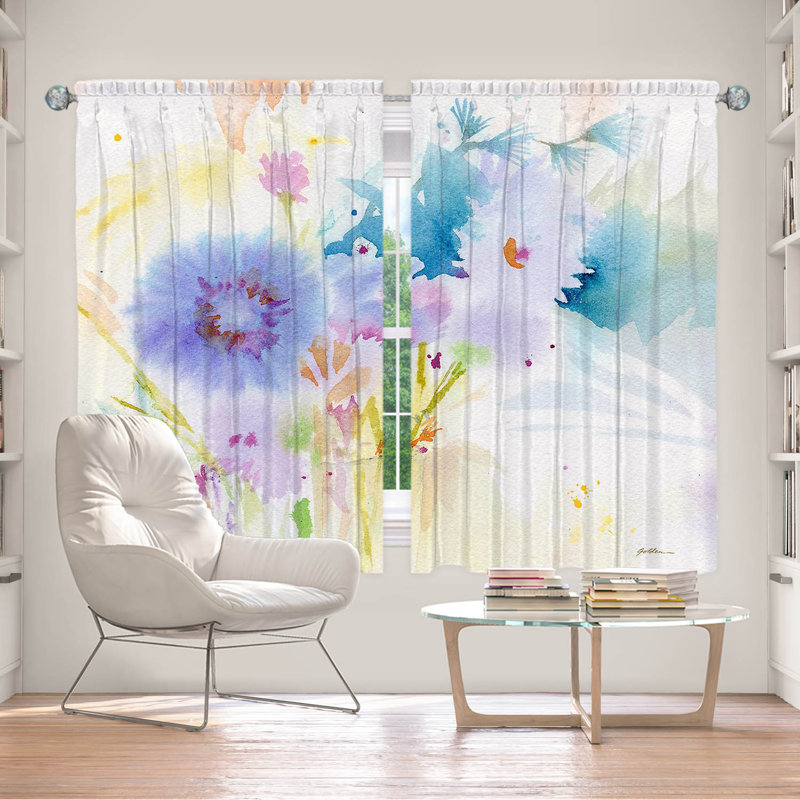 Paire de rideaux obscurcissant en polyester Delila, L 56 po x L 78 po