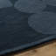 Tapis rectangulaire gris foncé en laine tissé à la main Julissa-1189785841
