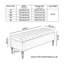 Paris Striped Ottoman Storage Bench - Upholstered Naples Shoes Bench with Black Turned Wooden Legs-1519692952-1519692951