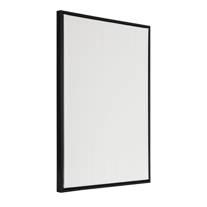 " Blank " Painting Print, Beaded Black Framed