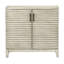 Armoire de rangement rustique polyvalente en bois massif crème