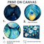 Peacock Feather Collage - art mural oiseau-1330534986-1330534985-1106175332