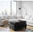 Cloud Sofa Ottoman only, Modern Sectional Couch, for Living Room Bedroom and Apartment, Comfy Double Layer Upholstered Seat Cushion, Breathable Chenille Fabric-1014804277