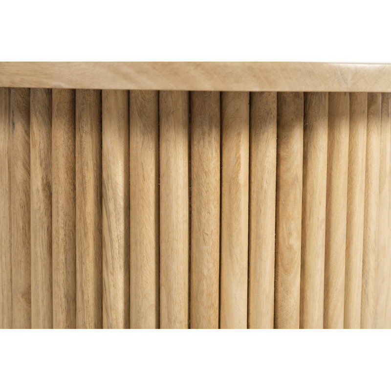 Anika Solid Wood End Table