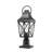 Outdoor Post Light,Lamp Post Light Fixture,Post Lantern With Pier Mount Base,Textured Black,Suitable For Gardens, Yards Or Entrances