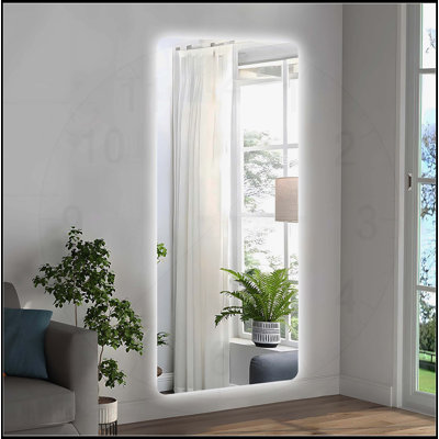 Miroir complet 65 x 21 po avec lumières