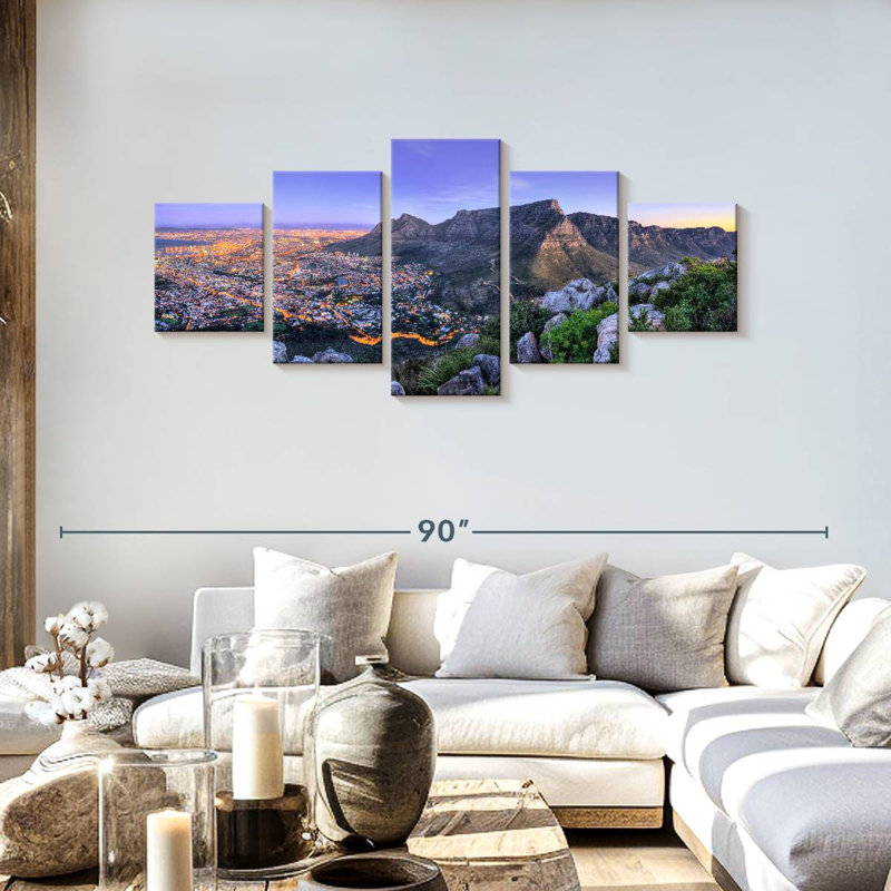 Cape Town Charm, 30" H x 68" W