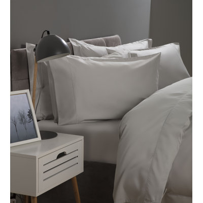 Cotton Solid Colour Duvet Cover Set with Pillowcases