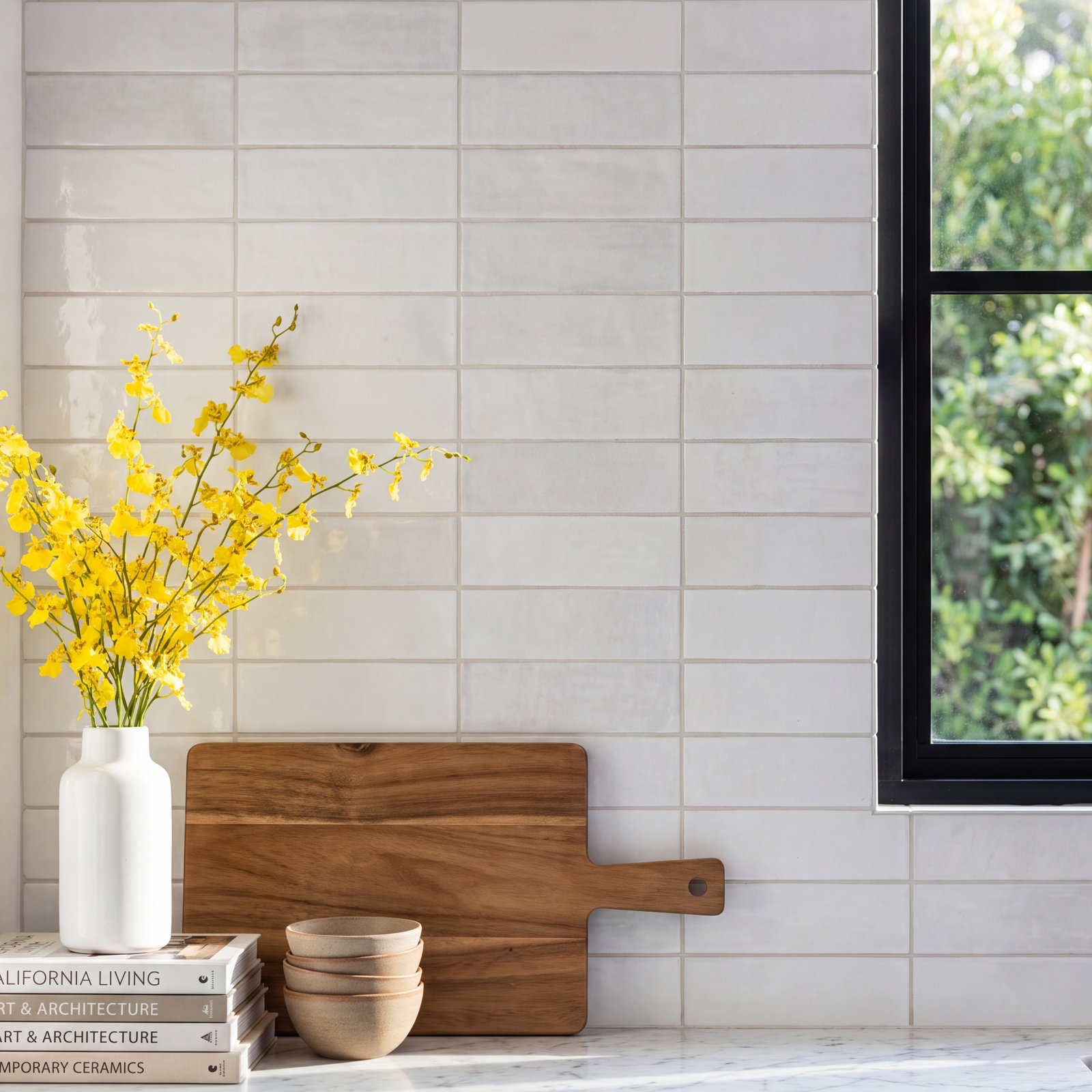 Cloe 2.5" x 8" Ceramic Tile, White