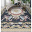 Hand-Knotted High-Quality Black and Gold Area Rug