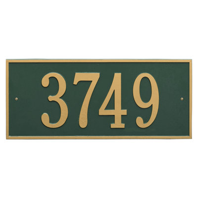 Hartford 1-Line Wall Address Plaque