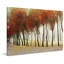 « row of trees red », reproduction d’art sur toile tendue-1332410635