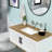Classic Design White Ceramic Rectangular Undermount Bathroom Sink With Overflow - 19.5X14x6", Stain-, For Home & Public Bathrooms Modern 19.5"X14", White, Indoor Or Outdoor Use