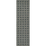 Abbott Hand Tufted Wool Geometric Area Rug in Blue