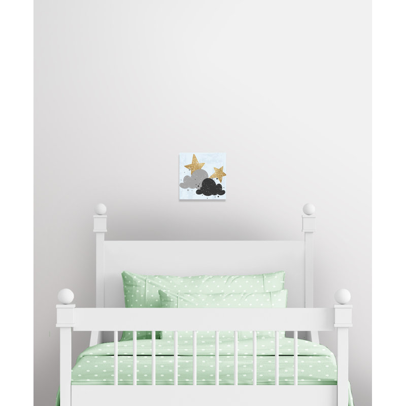 Bonne nuit 3, H 12 po x l 12 po x P 1,5 po, Toile