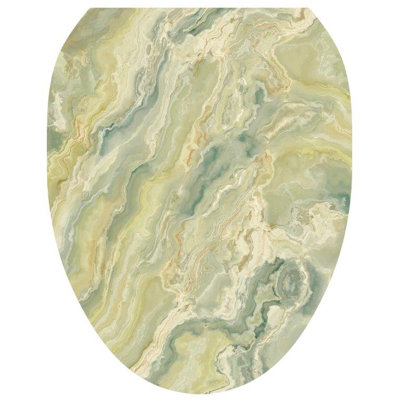 Décalcomanie de siège de toilette Onyx Stone
