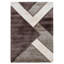 Huges Machine Woven Brown/Beige Indoor Rug-887807578