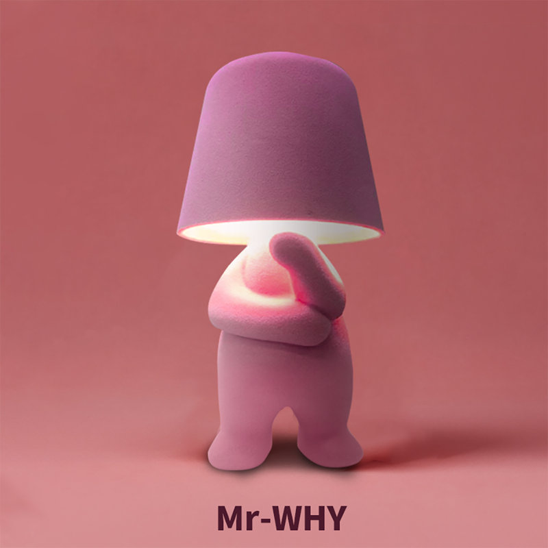 7'' Creative Table Lamp – Nightstand Lamp For Bedroom, Nursery, Living Room, Cute Small Bedside Lamp Perfect Gift And Decor