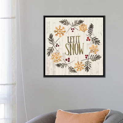 «Rustic Christmas VI», impression sur toile